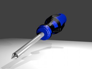 screwdriver Modelo 3D