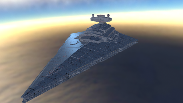 spaceship from star wars 3D Model .c4d .max .obj .3ds .fbx .stl .blend 