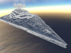 spaceship from star wars 3D Model