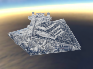 spaceship from star wars 3D Model