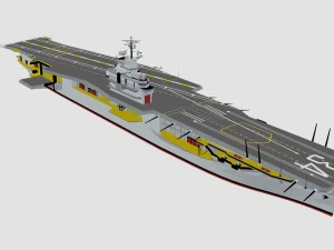 uss cvn 34 oriskany 3D Model