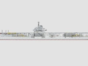 uss cvn 34 oriskany 3D Model