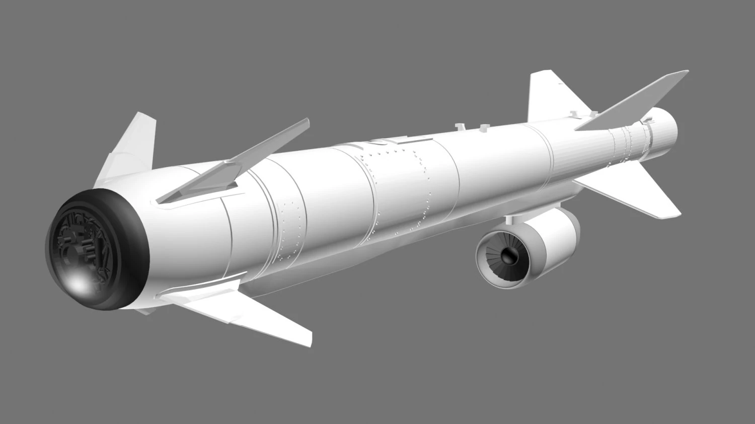 rocket x-59m2 3d print model 3D Print Model .c4d .max .obj .3ds .fbx .stl .blend