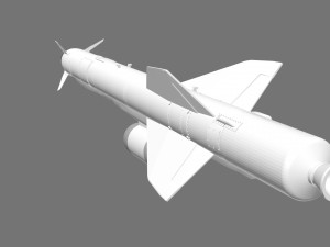 rocket x-59m2 3d print model Modèles 3D en vedette