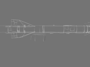 rocket x-59m2 3d print model Modèles 3D en vedette