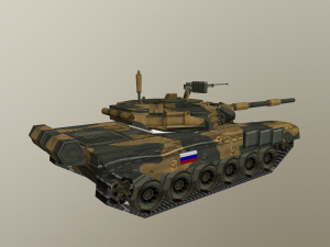 t-90 Modèle 3D