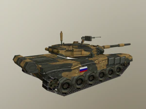 t-90 Modello 3D