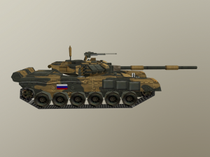 t-90 Modèle 3D