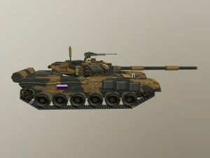 t-90 Modello 3D
