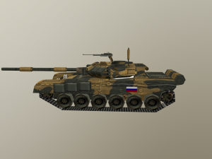 t-90 Modèle 3D