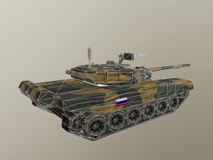 t-90 Modèle 3D