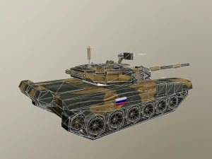 t-90 Modello 3D
