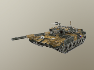 t-90 Modèle 3D