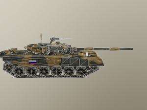 t-90 Modèle 3D