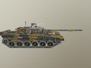 t-90 Modello 3D