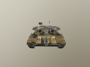 t-90 Modèle 3D