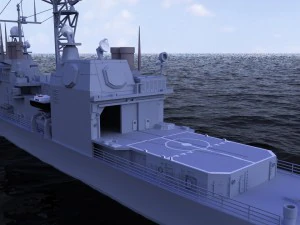 ticonderoga class cruiser cg47 uss ticonderoga 3D Model