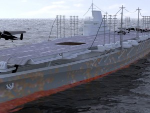 japanese aircraft carrier shinano Modèle 3D