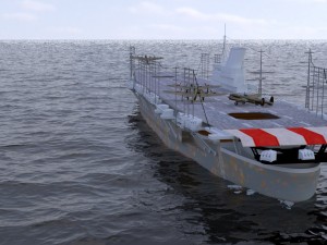 japanese aircraft carrier shinano Modèle 3D