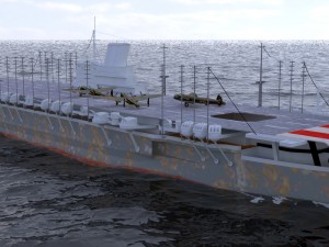 japanese aircraft carrier shinano Modèle 3D