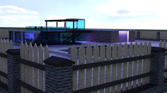 house 3D 模型 .c4d .max .obj .3ds .fbx .stl .blend