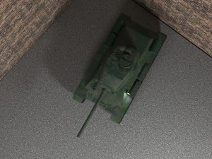 tank t-34-85 low-poly 3D Model