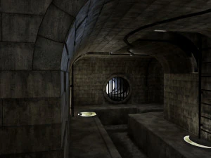 sewers and underground modular pack for game ready 3D Model