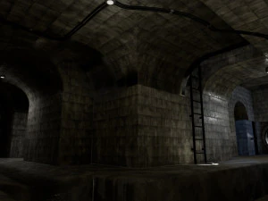 sewers and underground modular pack for game ready 3D Model
