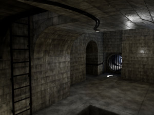 sewers and underground modular pack for game ready Modèle 3D