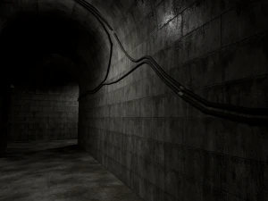 sewers and underground modular pack for game ready 3D Model
