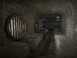 sewers and underground modular pack for game ready 3D Model