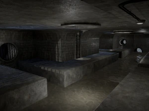 sewers and underground modular pack for game ready 3D Model