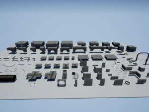 sewers and underground modular pack for game ready 3D Model
