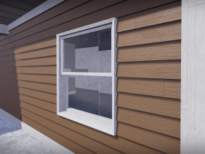 Modular house for game ready 3D Model