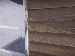 Modular house for game ready 3D Model