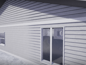 Modular house for game ready 3D Model