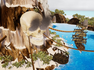 Island pack for game ready 3D Model