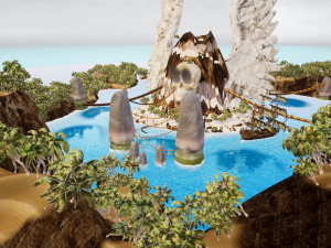 Island pack for game ready 3D Model