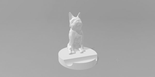 phone stand dog 3D-printmodel .c4d .max .obj .3ds .fbx .stl .blend 