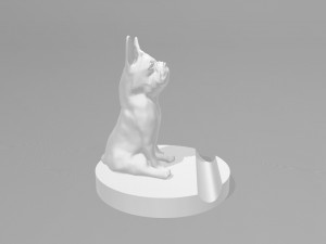 phone stand dog 3D-printmodel