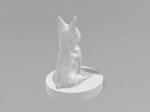 phone stand dog 3D-printmodel