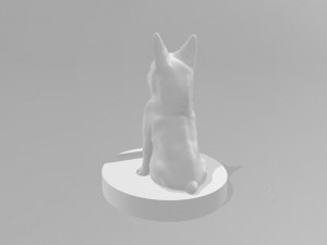 phone stand dog 3D-printmodel