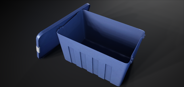 box container Model 3D .c4d .max .obj .3ds .fbx .stl .blend 