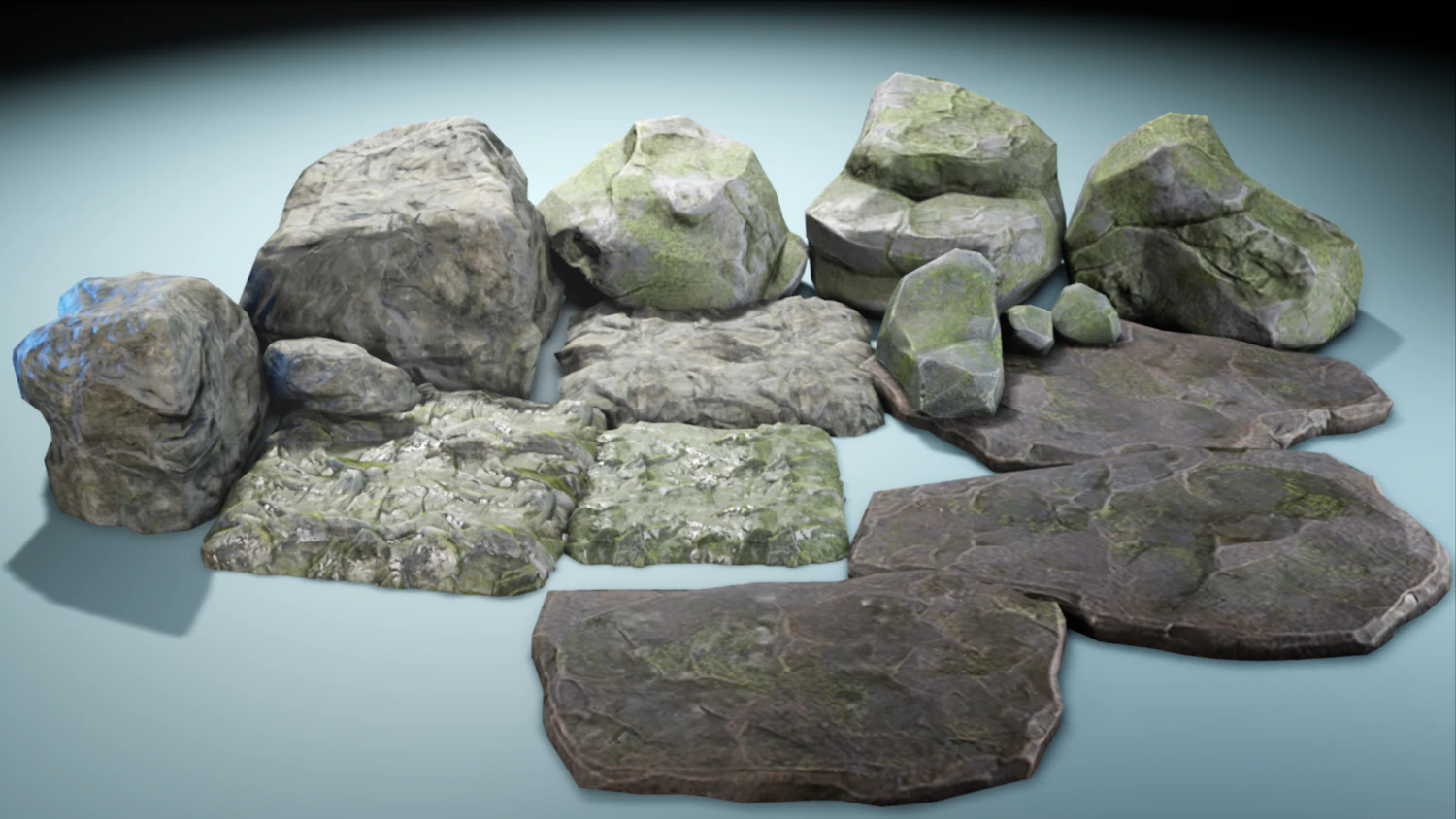 kamienna g&oacute;ra Model 3D .c4d .max .obj .3ds .fbx .stl .blend 