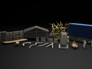 asset forest 3D Model