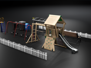 asset playground Modelo 3D