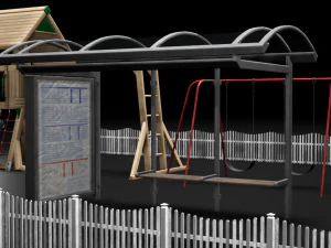 자산 놀이터 3D 모델