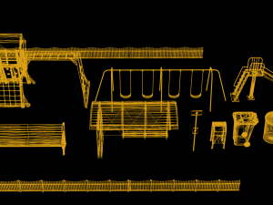 asset playground Modelo 3D
