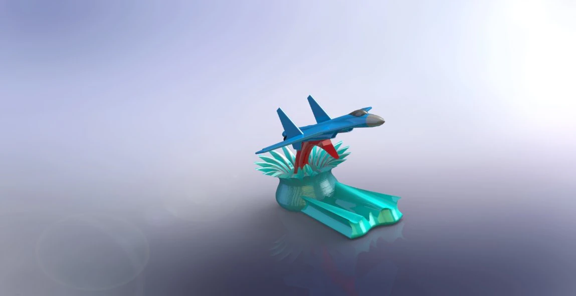 modelo de avião Modelo 3D .c4d .max .obj .3ds .fbx .stl .blend