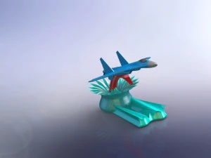 modelo de avi&atilde;o Modelo 3D